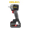 OSUKA บล็อกไฟฟ้าไร้สาย 20V 650 Nm. พร้อมแบต/ที่ชาร์จ รุ่น OSID830-M1 คอสั้น