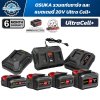 OSUKA รวมแบตเตอรี่ และ แท่นชาร์จ 20V รุ่น Ultra Cell+
