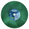 ROWEL ใบตัดเหล็ก 14" หนา 2.5มม. (สีเขียว) CA413552525 | กล่อง 25 แผ่น