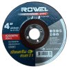ROWEL ใบเจียรเหล็ก 4" หนา 6มม. (สีแดง) ใย 2.5 ชั้น GA271006016 | ยกกล่อง 25 แผ่น