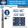 ปั๊มบาดาล MR.PUMP บ่อ 3" 1.0 แรง ท่อส่ง 1-1/4" 16 ใบพัด 220 V รุ่น 3SDM316-0.75N