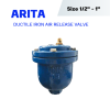 ARITA DUCTILE IRON AIR RELEASE VALVE - AIR VENT VALVE
