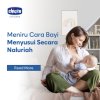 Botol Susu Natural Feeling Chicco : Meniru cara bayi menyusui secara naluriah.