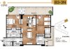 The Cove condominium_Room 81, 3rd Floor, Type B3-3N