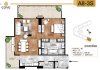 The Cove condominium_Room 48, 8th Floor, Type A8-3S