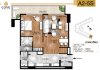 The Cove condominium_Room 100, 2nd Floor, Type A2-5S
