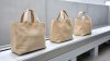 กระเป๋า Tote สีเบจ สกรีนลายเพิ่มได้ กระเป๋า Tote สีเบจ สกรีนลายเพิ่มได้