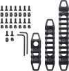 West Lake Keymod Picatinny Rail Sections, 3-Slot 7-Slot 11-Slot, Solid Aluminum Single M-LOK