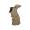 Matrix G27 Grooved Motor Grip for M16 / M4 Series Airsoft AEG Rifle (Color: Desert Tan)