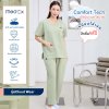 ชุดสครับ เสื้อ+กางเกง สีOlive รุ่นCloud Wear [พร้อมปักชื่อ]