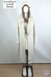 เช่าเสื้อโค้ท Freezy Chic Coat เสื้อโค้ทยาว ผ้าวูล สีขาว รุ่น 0647LZWTS