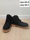 รองเท้าบูท หนัง สีดำ
