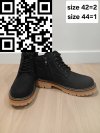 รองเท้าบูท หนัง สีดำ