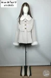 เช่าเสื้อโค้ท Freezy Chic Coat เสื้อโค้ืทสั้น ผ้าวูล สีครีม รุ่น 0689CZCMM