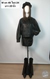 เช่าเสื้อโค้ท Freezy Chic Coat เสื้อแจ็ตเก็ต หนัง สีดำ รุ่น 0699JLBKM