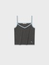 Grey-Blue Knit Camisole