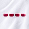 Baguette Vivid Red Ruby