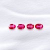 Oval Pastel Red Ruby