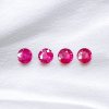 Round Pinkish Red Ruby