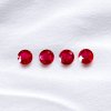 Round Vivid Red Ruby