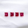 Square Cherry Red Ruby
