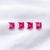 Square Pinkish Red Ruby
