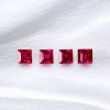 Square Vivid Red Ruby