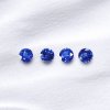 Round Pale Blue Sapphire
