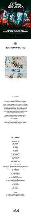 [OFFICIAL HIGE DANDISM 2026 ASIA POP-UP] Editorial (CD+Blu-ray)