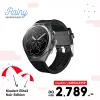 ✨ลดเหลือ 2,789 ใช้คูปอง KIESALE35P✨สมาร์ทวอทช์ Kieslect AI Smartwatch Elite2 Noir Edition