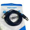 VENTION BBFBI - cable xlr audio entension @ 3mtr black