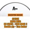ATTACK TONE RIDGE 2 CLEAR DRUMHEAD 13INCH DH13