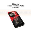 DIMARZIO FH100 NECK PLATE SCREW, CHROME, SET OF 4