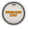 EVANS EC2 CLEAR SST 12 INCH TT12EC2S-NEW - SIZE 12"