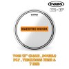 EVANS EC2 CLEAR SST 13 INCH TT13EC2S-NEW - SIZE 13"