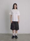 Madememum004 - OVS T-shirt / white color เสื้อแขนสั้น เสื้อโอเว่อไซร์ส