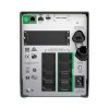 ด้านหลัง APC Smart-UPS SMT1500IC พร้อมช่องจ่ายไฟ IEC C13 จำนวน 8 ช่องและพอร์ต SmartConnect