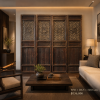 Imperial Antique Jiangsu Lattice Partition