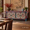 Chinese Reproduction Painted Sideboard