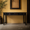 Imperial Zhejiang Console with Aged Black Lacquer