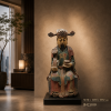 Guardian Shanxi Door Protector Wooden Statue