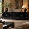 Dark Chinese Reproduction Sideboard