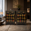 Beijing Mask Bedside Cabinets — Contemporary Chinese Craftsmanship