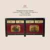 Mongolian Art Antique Cabinet