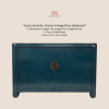 Azure Serenity: Shanxi Vintage Blue Sideboard