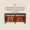 Hand-Painted Mongolian Cabinet