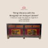 Hand-Painted Antique Mongolian Cabinet