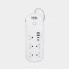 NVPD-5141 ปลั๊กไฟ 1 สวิตช์ 5 ช่องเสียบ 2USB 2Type C