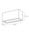 โคมไฟติดผนัง-ภายนอก สีดำ/ E27 x 1 / SL-10-2368/BK - 82