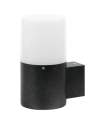 โคมไฟติดผนัง-ภายนอก แก้วเหลี่ยม-ดำ/ E27 x 1 / SL-11-4020W/BK
